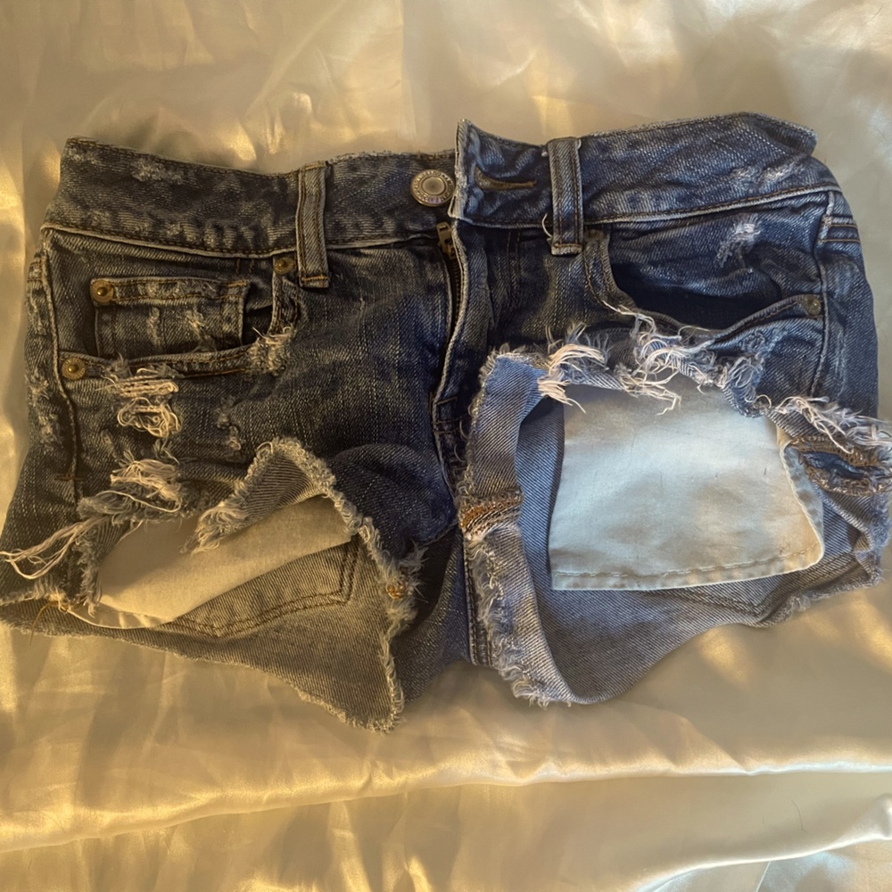 Super short American Eagle jean shorts